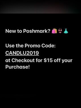 New to Poshmark!? Promo Code for $$$ off! 🗯️💲💲💲